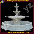 hand carved 3 tier marble fountain for garden hot sale